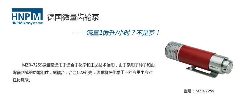 MZR-7259 Ex防爆型計(jì)量泵